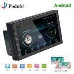 Podofo Android 2 Din Car radio Multimedia Video Player GPS Navigation 2 din 7″ HD Universal auto Audio Stereo WiFI Bluetooth USB