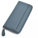 Leather Ladies Wallet Long Large Capacity Card Holder Multi-card Position RFID Anti-theft Brush Zipper Clutch for Women