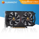 HUANANZHI GTX 750TI 4G Video Cards GPU NVIDIA GTX 750TI 4G GDDR5 Graphics Cards PC Desktop Computer Game Map PCI-E X16