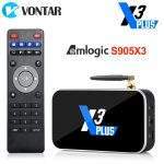 X3 Plus TV BOX Android 9.0 Smart TV Box S905X3 DDR4 RAM 4GB ROM 32GB 64GB 2.4G/5G Wifi 1000M Bluetooth 4.2 Media Player 4K HD