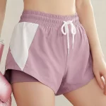 Women’s Yoga Shorts 2 In 1 Double Layer Sports Running Shorts Fitness Workout Push Up Gym Shors Summer Quick-dry Shorts