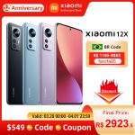 Global Version Xiaomi 12X Smartphone Snapdragon 870  5G NFC 6.28” 120Hz Display 67W Charging 50MP Triple Camera