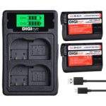 2X EN-EL15 EN-EL15A Battery + LCD Dual Charger with Type C for Nikon D600 D610 D750 D800 D810 D850 D7000 D7100 D7200 1 v1