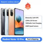 Global Version Xiaomi Redmi Note 10 Pro 8G 128G 6G 64G Smartphone 108MP Camera 6.67″ AMOLED DotDisplay 120Hz  Snapdragon 732G