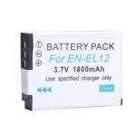 1pcs EN-EL12 ENEL12 Li-ion Battery for Nikon Coolpix A1000 B600 W300 A900 AW100 AW110 AW120 AW130 S6300 S8100 S8200 S9050