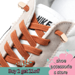 1 Pair No Tie Shoe laces Elastic Shoelaces Outdoor Leisure Sneakers Quick Safety Flat Shoelace Kids And Adult Unisex Lazy laces