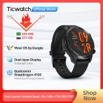 TicWatch Pro 3 Ultra GPS Wear OS Smartwatch Men Qualcomm 4100 Mobvoi Dual Processor System Watch Blood Oxygen IHB AFiB Detection