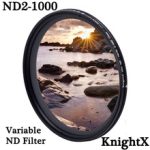 KnightX ND2 to ND1000 Fader Variable ND filter Adjustable For canon nikon 49mm 52mm 55mm 58mm 62mm 67mm 72mm 77mm accessories