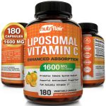 NutriFlair Liposomal Vitamin C 1600mg, 180 Capsules Fat Soluble Vit Supplements