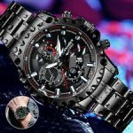 Waterproof Men’s Watch Classic Stainless Steel Quartz Luminous Luxury Wristwatch