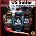 Men’s Digital Sports Watch LED Screen Large Face Military Waterproof Watches