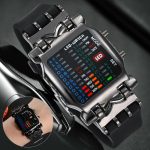 Luxury Men’s Watch LED Sports Date Digital Bracelet Waterproof Quartz Wristwatch