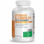 Vitamin B Complex w/ Vitamin C Immune, Energy & Nervous System Support, 250 Caps