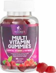 Adult Multivitamin Gummies with Zinc, Vitamin C, D3, B12, Biotin for Men & Women