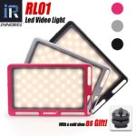 RL01 LED Video Light Vlog Dimmable 96 Photo Studio Fill Lighting Lamp 3500-5700K for Canon Nikon Sony DSLR Cameras & Smartphone