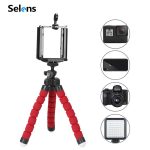 Tripod for Phone Flexible Sponge Octopus Mini Tripod for IPhone Mini Camera Tripod Phone Holder Clip Stand