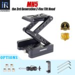 Z-Flex Tilt tripod head 360°Rotation Adjustable folding Z pan monopod foldable rig Magic Arm Mobile clip for Canon Nikon Sony