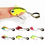 1Pcs Rotating Metal VIB Vibration Bait Spinner Spoon Fishing Lures 7g 10g 20g Jigs Trout Winter Fishing Hard Baits Tackle Pesca