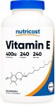 Nutricost Vitamin E 400 IU – 240 Softgel Capsules