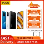 Global Version POCO F3 5G Xiaomi SmartPhone 6GB 128GB/8GB 256GB Snapdragon 870 Octa Core 6.67″120Hz E4 AMOLED Display