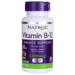 Natrol Vitamin B-12 Fast Dissolve – Strawberry 5,000 mcg 100 Tabs