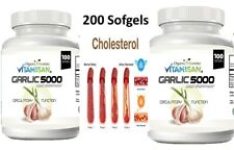 GARLIC EXTRACT 5000Mg CHOLESTEROL HEALTH ANTIOXIDANT SUPPLEMENT 200 PILL gel