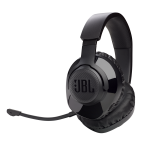 JBL Free WFH Wireless Over-ear Headset with Detachable Mic, Black