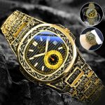 Men’s Business Watch Stainless Steel Quartz Analog Date Waterproof Classic Wrist