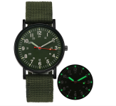 Soldier Luminous Wristwatch Nylon Band Watch Fashion Quartz Analog Watches Gift