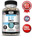 Vitamin B-12 Complex 60ct, B-12 Vitamins, Energy, Cardio, Aids Nervous System