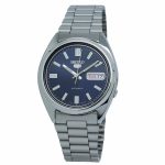 Seiko Men’s SNXS77 Seiko 5 Automatic Blue Dial Stainless Steel Bracelet Watch