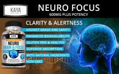 (2 Pack) Neuro Brain & Focus, Memory, Function, Clarity Nootropic Supplement