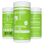 Liposomal Vitamin D3 5000 IU K2 MK7 100 mcg, Vit D and K Supplement 365 softgels