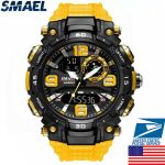 SMAEL Men Watch Waterproof Sports Military Analog Quartz Digital Wrist Watches