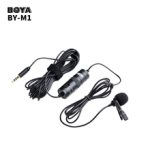 BOYA BY-M1 Lavalier Microphone for Smartphone Canon Nikon Sony Camera Studio Mic for Recorder iPhone X 8 7 6 Plus Zoom H1N Handy