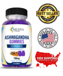 Ashwagandha Gummies Anti-axiety, De-stress Vitamin Supplement, Compare To Goli