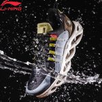 Li-Ning Men LN ARC Cushion Running Shoes Wearable Waterproof LiNing WATER SHELL Sport Shoes Wearable Sneakers ARHP245 XYP946