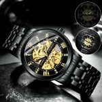 Waterproof Men’s Luxury Automatic Mechanical Classic Stainless Steel Wristwatch