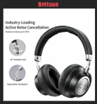 Boltune Noise Cancelling over ear Headphones Wireless Bluetooth headphones Black