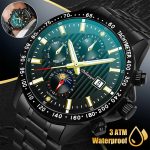 Waterproof Men’s Watch Stainless Steel Quartz Luminous Sport Business Wristwatch