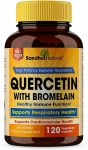 Quercetin with Bromelain 120 Caps – Support Cardiovascular & Respiratory Health