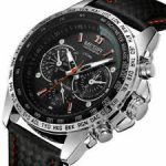 MEGIR Waterproof Men’s Stainless Steel Analog Sports Quartz Military Wrist Watch