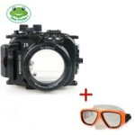 For Nikon J5 10mm Camera Housing Underwater Case 40m Depth Rating Photo Videography Impermeable Bag Cover + Scuba Diving Glasses