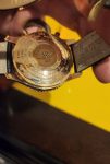 breitling rose gold mans watch