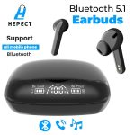 True Wireless Earbuds Bluetooth 5.1 Waterproof Headphones With Charging Case