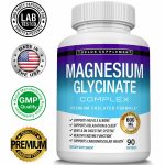 Magnesium Glycinate 525 MG Complex 90 Capsules125% DV High Absorption Magnesium