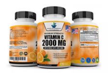 Vitamin C 2000mg & Zinc 40mg Per Serving – 120 Vegan Capsules