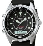 Casio Men’s Vintage AMW320R-1EV Marine Analog-Digital Dive Watch preowned