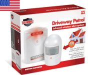 Driveway Alarm Sensor Wireless Motion Infrared Garage Alert Secure System Patrol