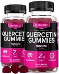 (2 Pack) Quercetin Gummies with Zinc, Vitamin C, Elderberry – 1000mg Quercitin